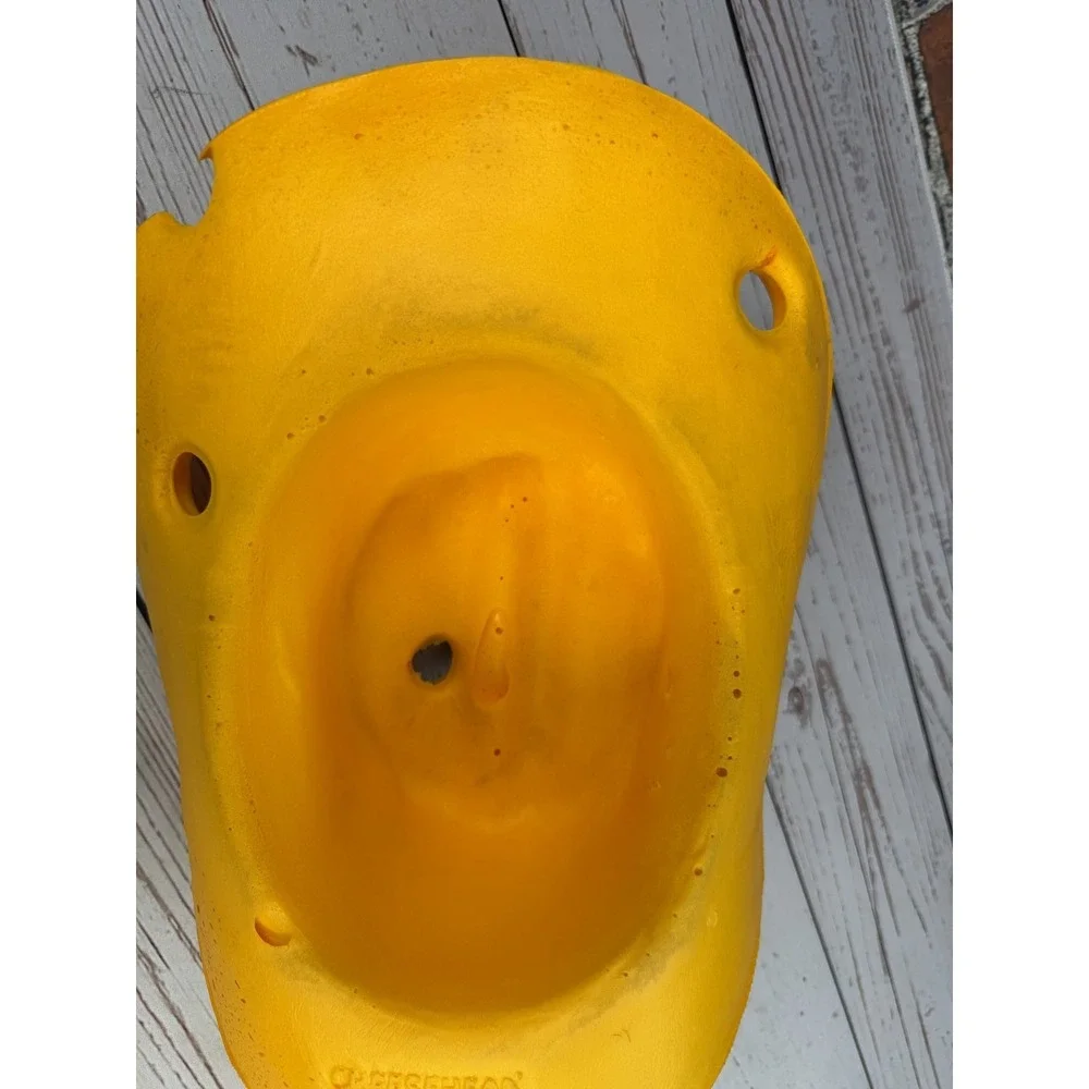 Vintage CHEESEHEAD Cowboy Hat Foam Green Bay Packers Fan Souvenir Collectible